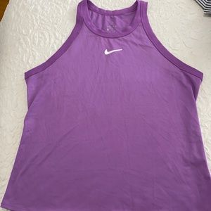 Nike purple tank top muscle fit NWOT